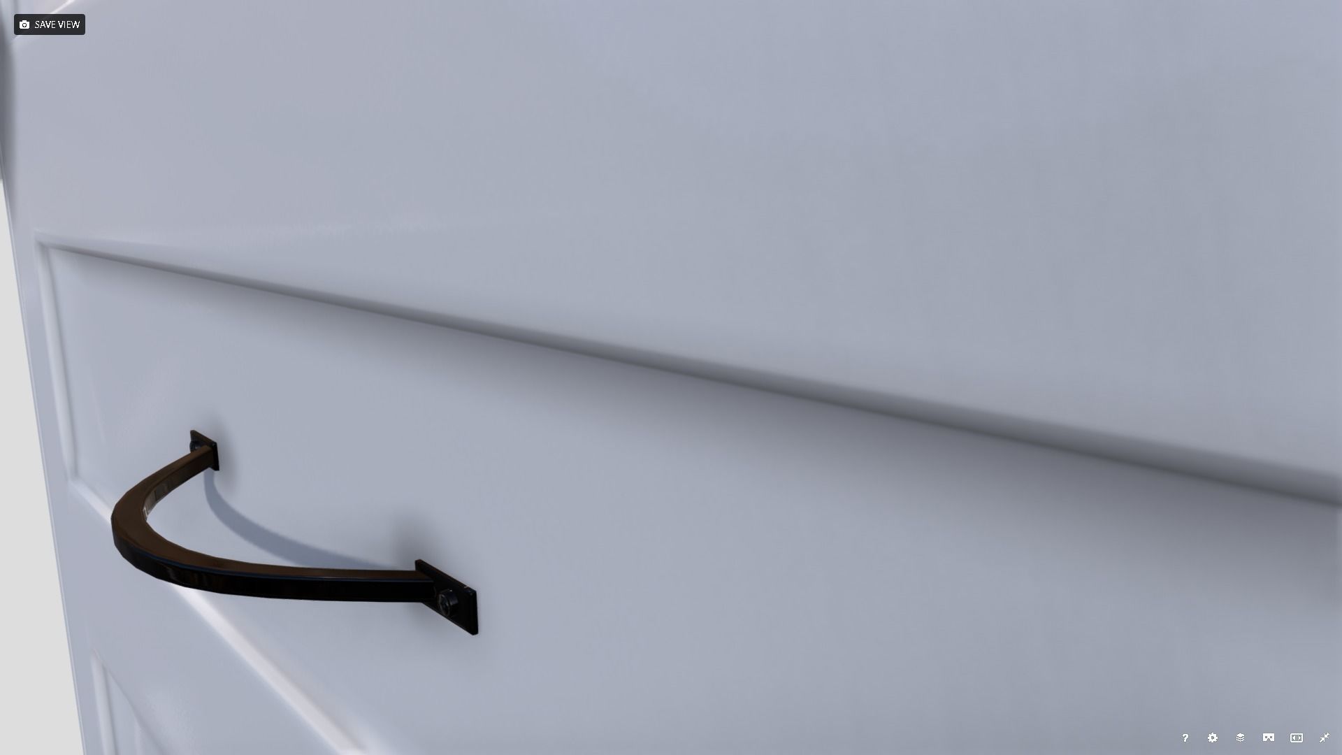 Drawers chest of Low-poly 3D model_7