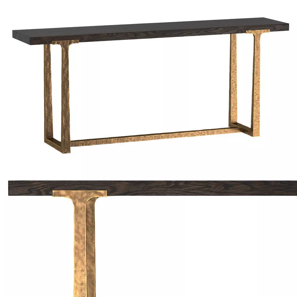 T-BRACE CONSOLE TABLE 3D model_0