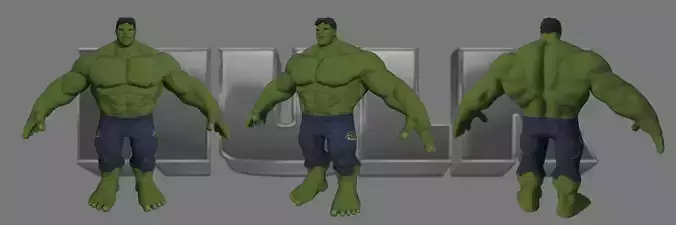 Hulk Lowpoly