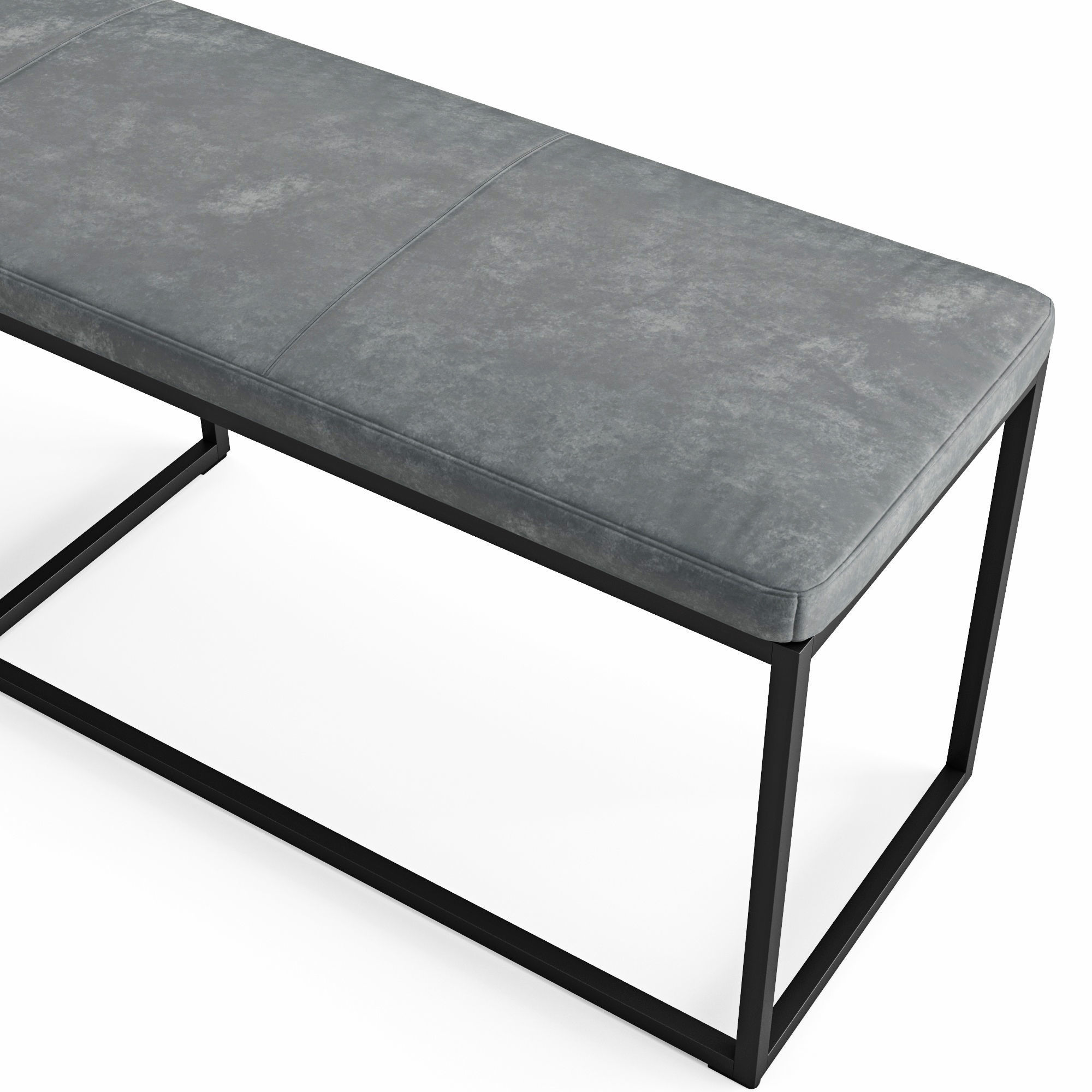 Bench London 01 3D model_6