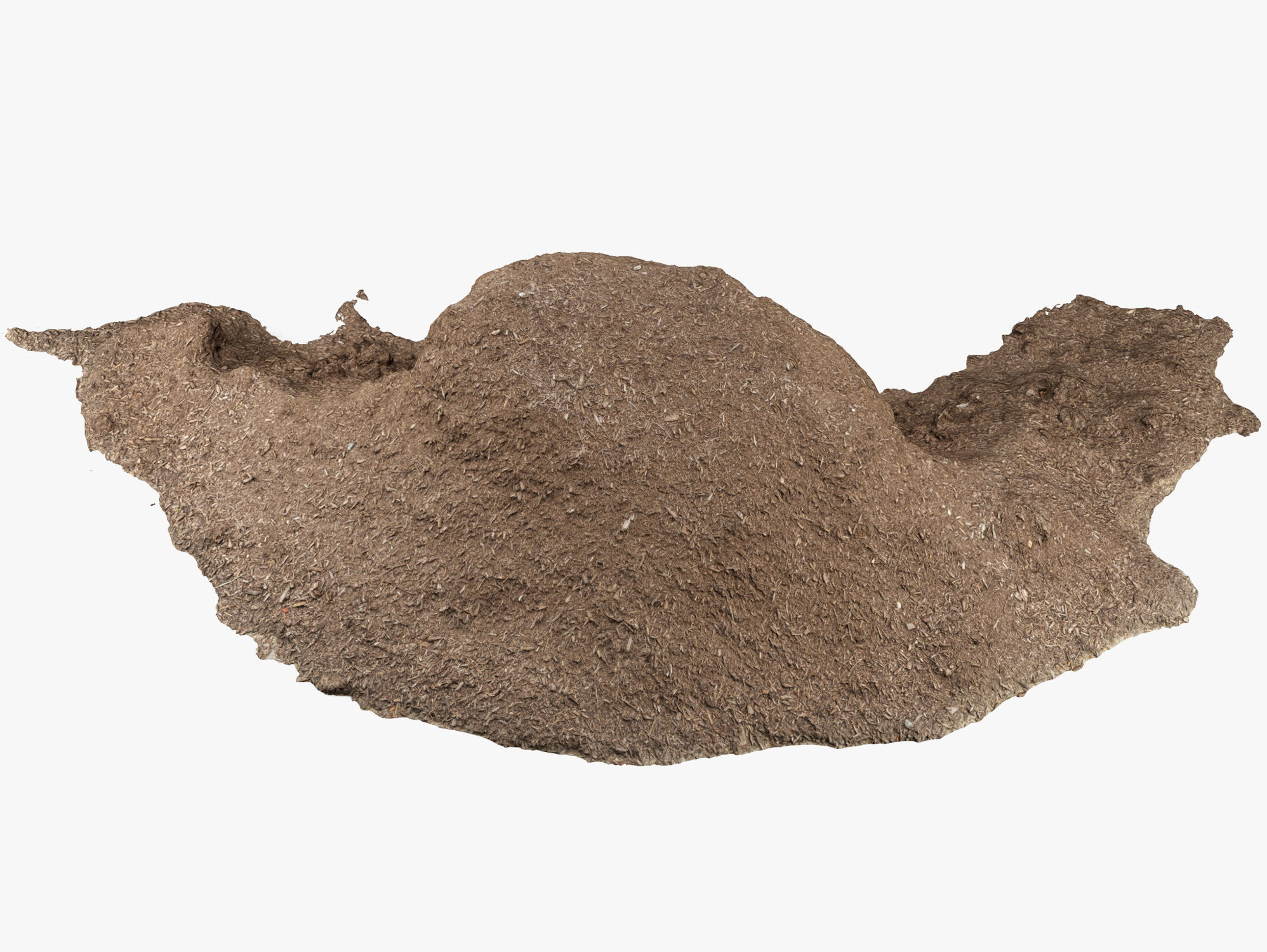 Mulch Pile - 8K Scan Low-poly 3D model_4