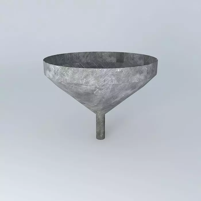 Funnel concrete Free 3D model_0