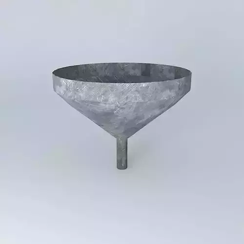 Funnel concrete Free 3D model
