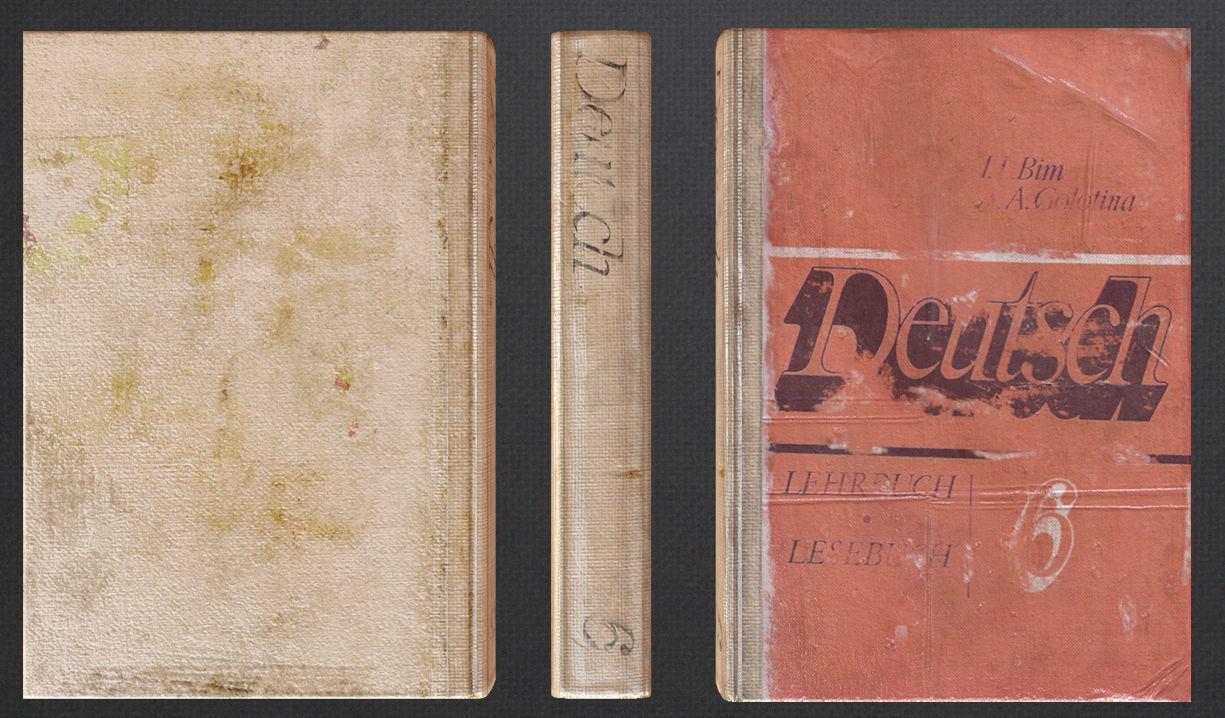 School books USSR Low-poly 3D model_5