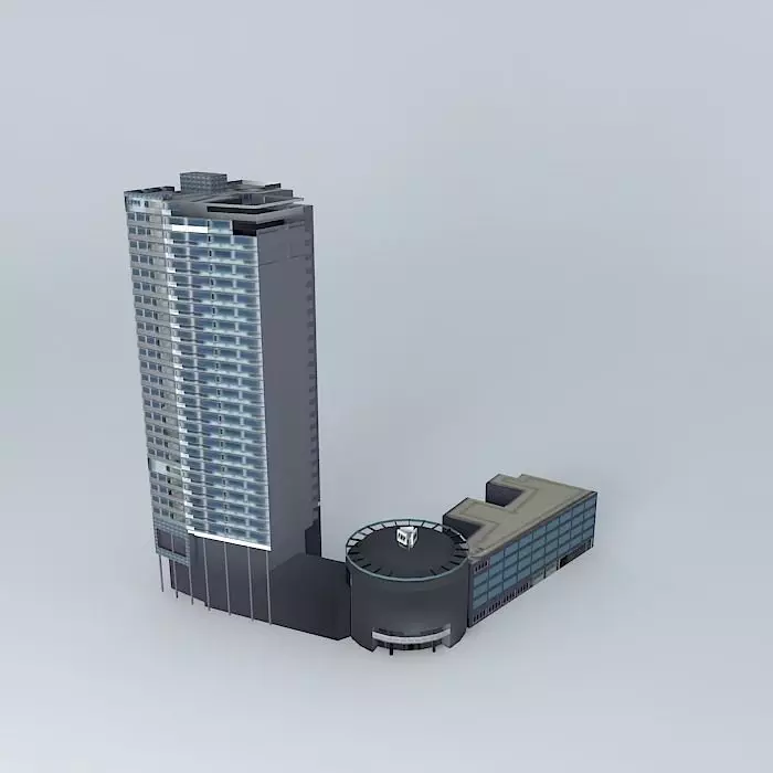 Rotterdam building Free 3D model