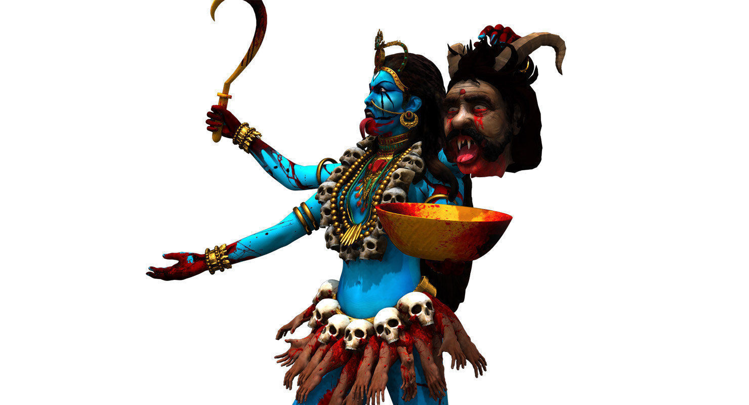 god maha kali 3d model 3D model_15