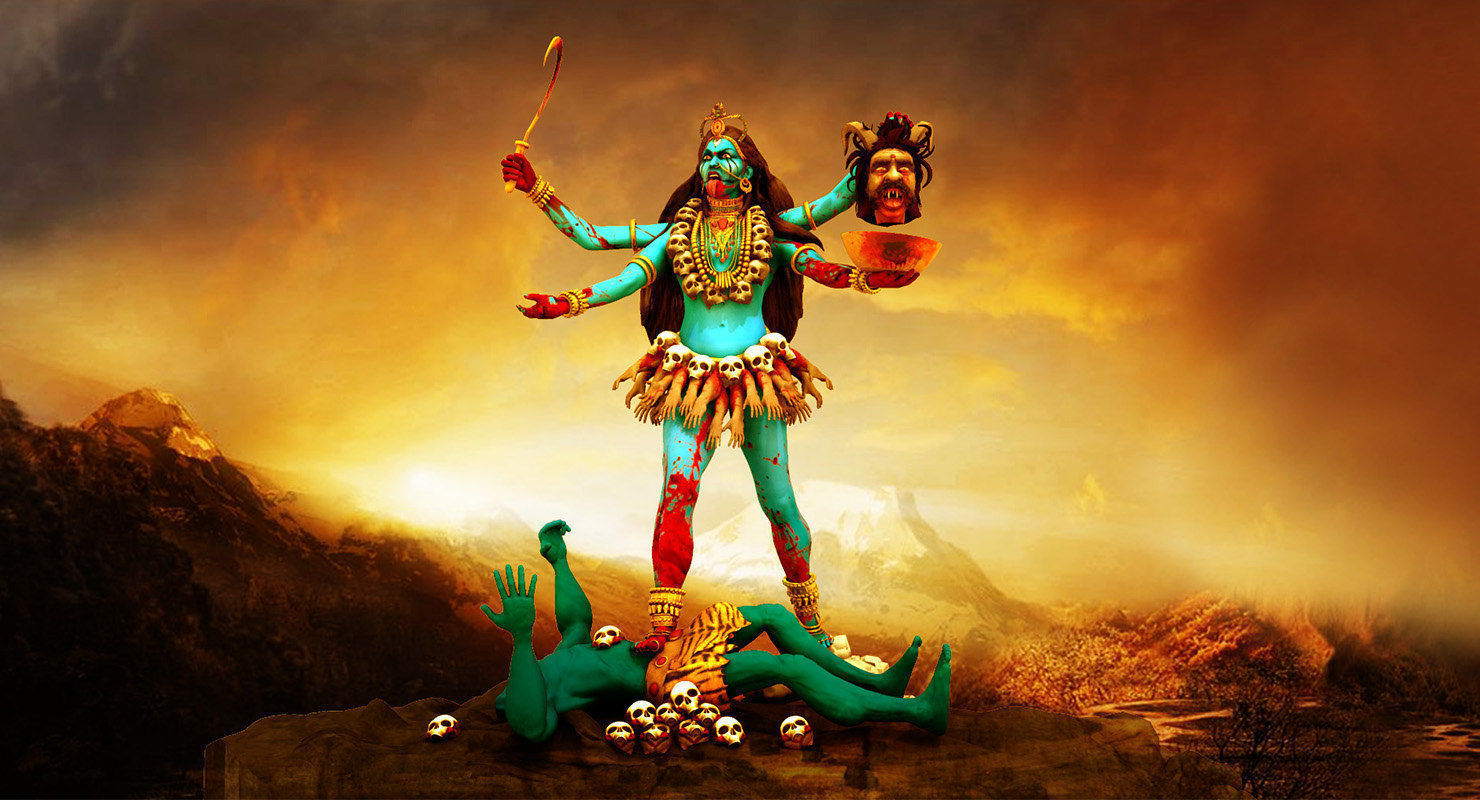 god maha kali 3d model 3D model_11