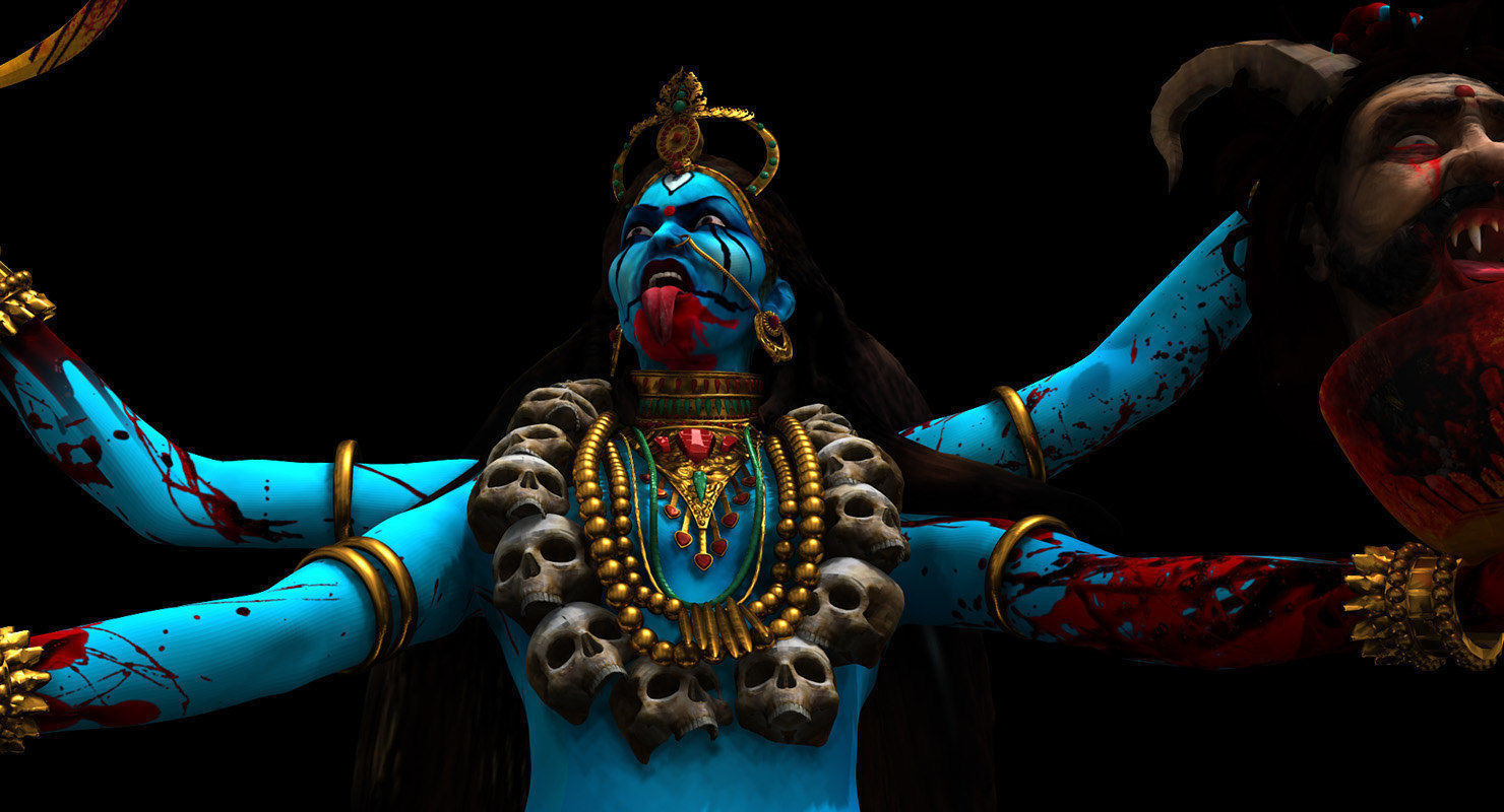 god maha kali 3d model 3D model_18