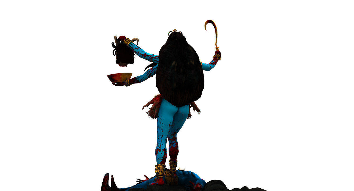 god maha kali 3d model 3D model_16