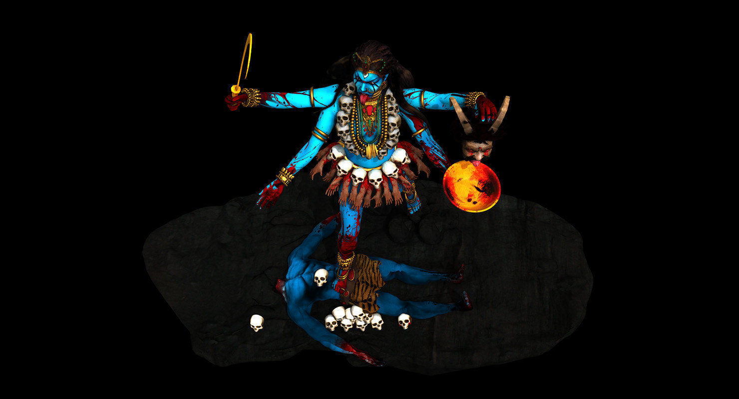 god maha kali 3d model 3D model_19