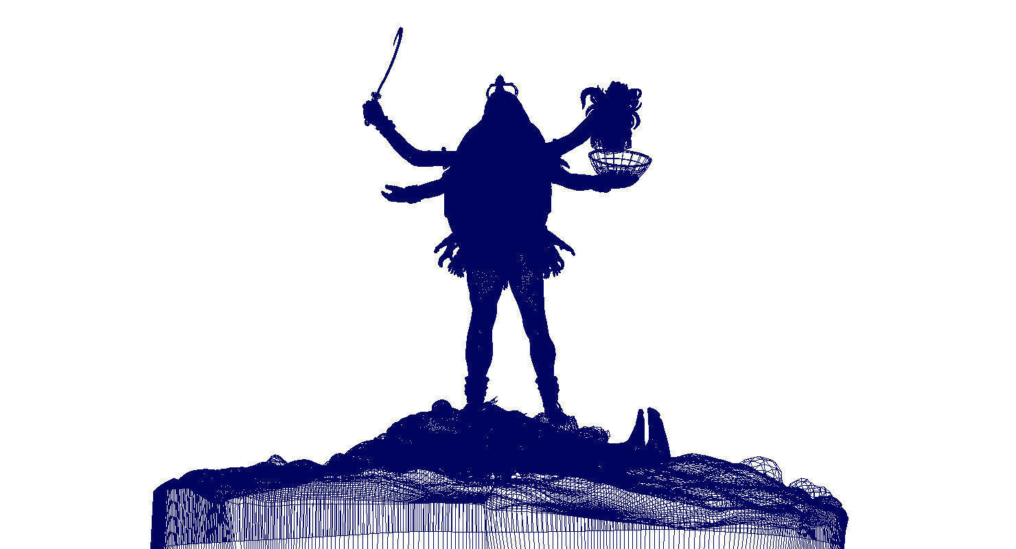 god maha kali 3d model 3D model_6