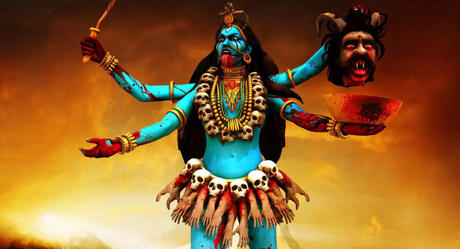 god maha kali 3d model 3D model_0