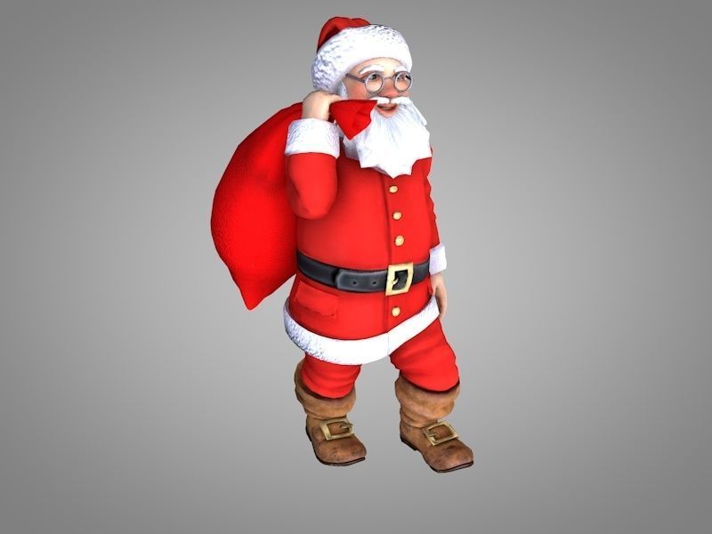 Santa Claus 3D model_2