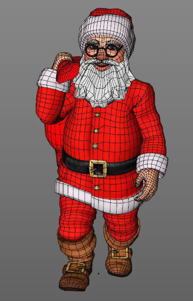 Santa Claus 3D model_8