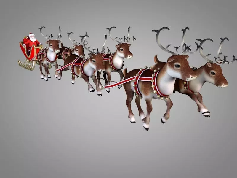 Santa Claus 3D model_0