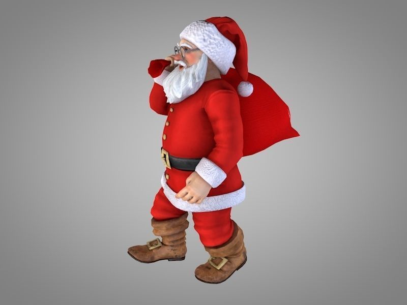 Santa Claus 3D model_4