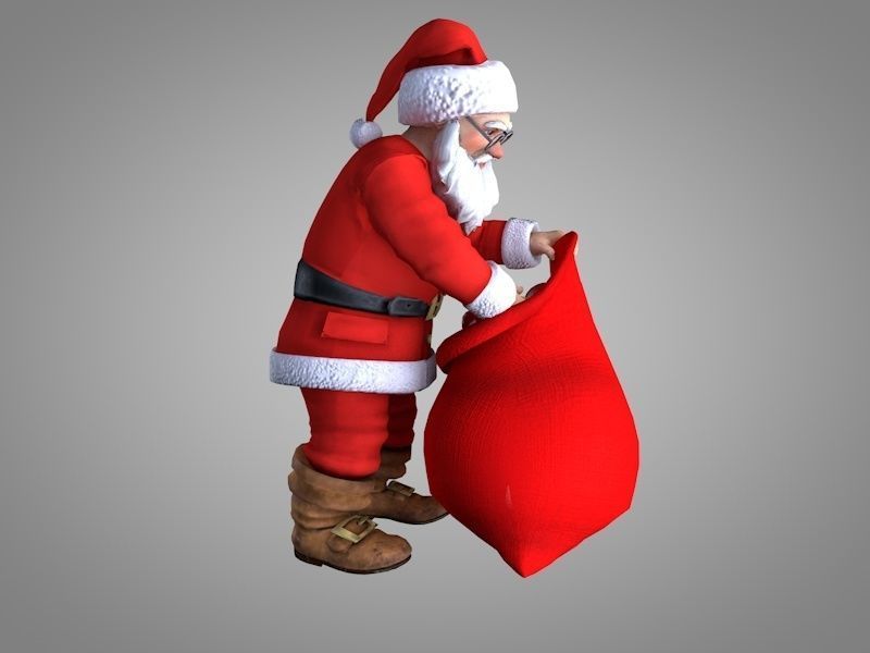 Santa Claus 3D model_6