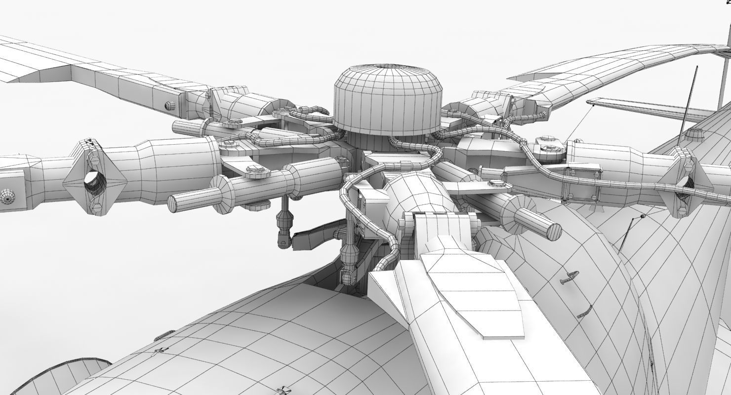 Mi-8T India Air Force Animated Low-poly 3D model_27