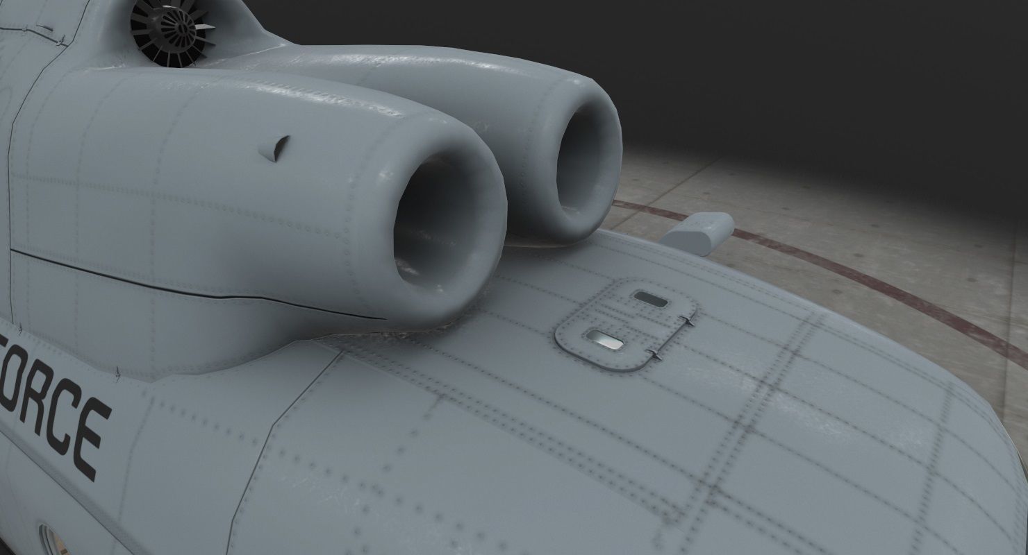 Mi-8T India Air Force Animated Low-poly 3D model_13