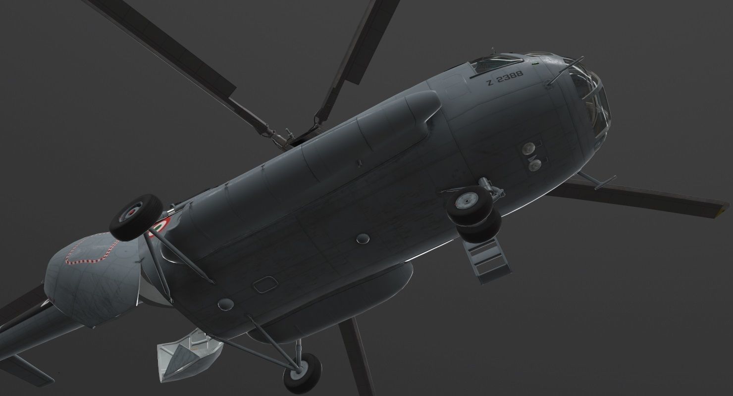 Mi-8T India Air Force Animated Low-poly 3D model_15