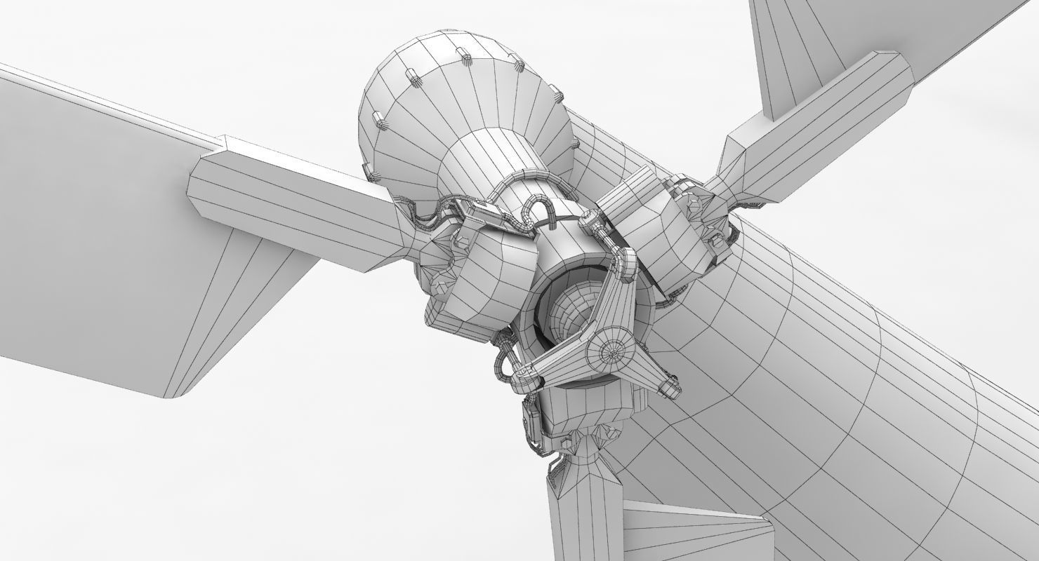 Mi-8T India Air Force Animated Low-poly 3D model_30