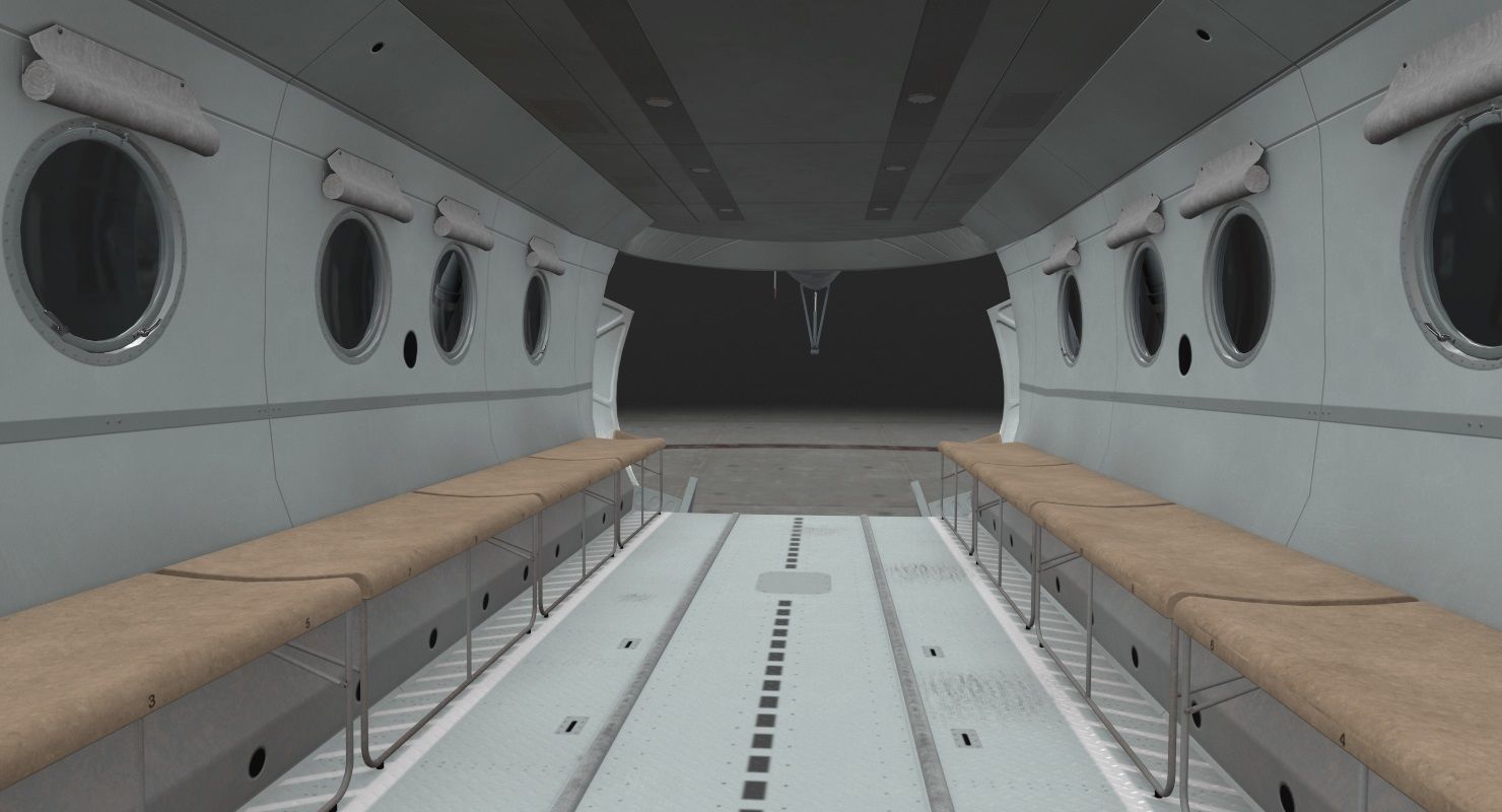 Mi-8T India Air Force Animated Low-poly 3D model_20