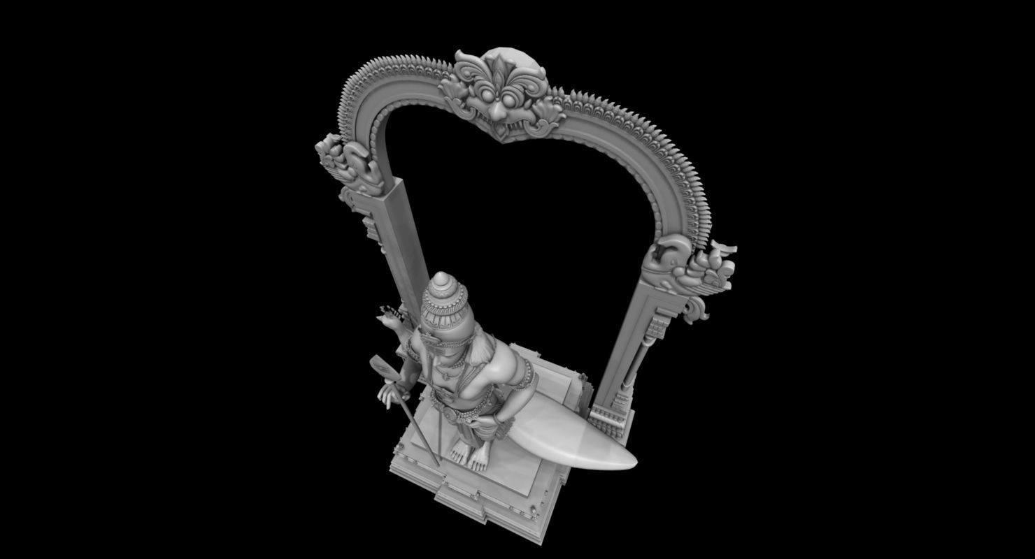 god muruga 3d model 3D model_5