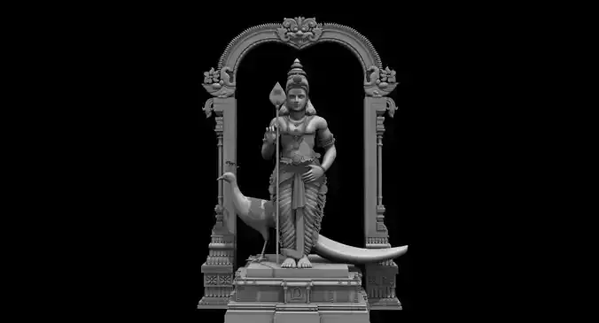 god muruga 3d model 3D model