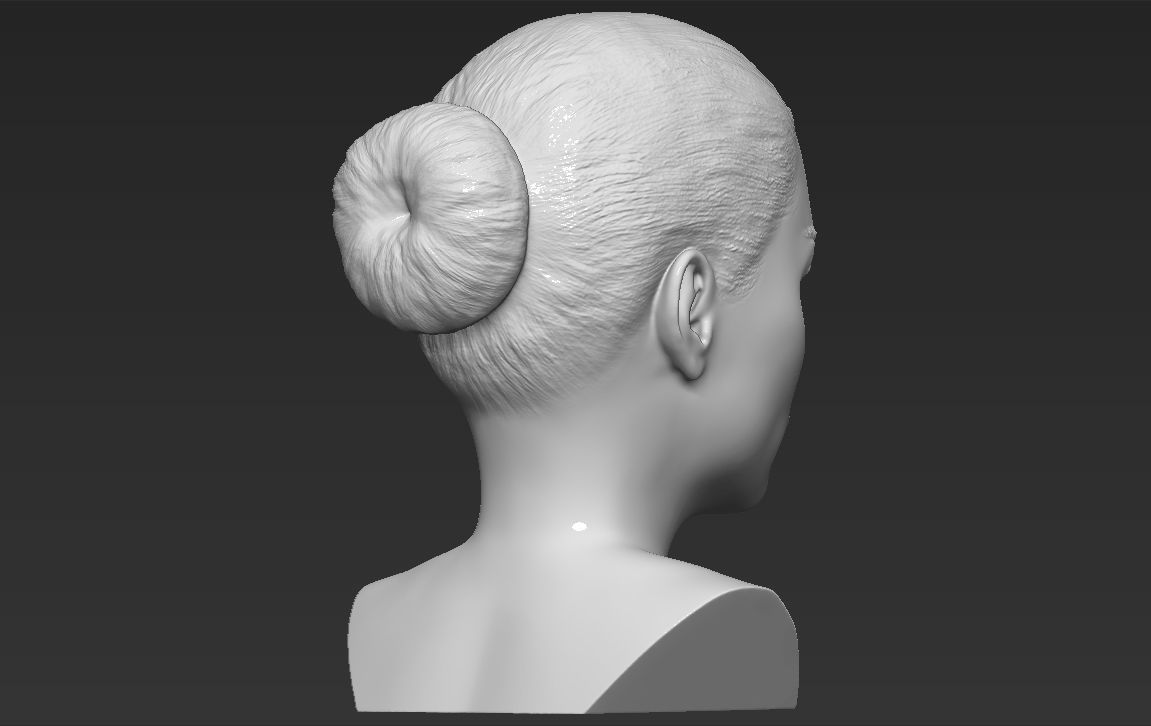 Adriana Lima bust ready for full color 3D printing 3D print model_27