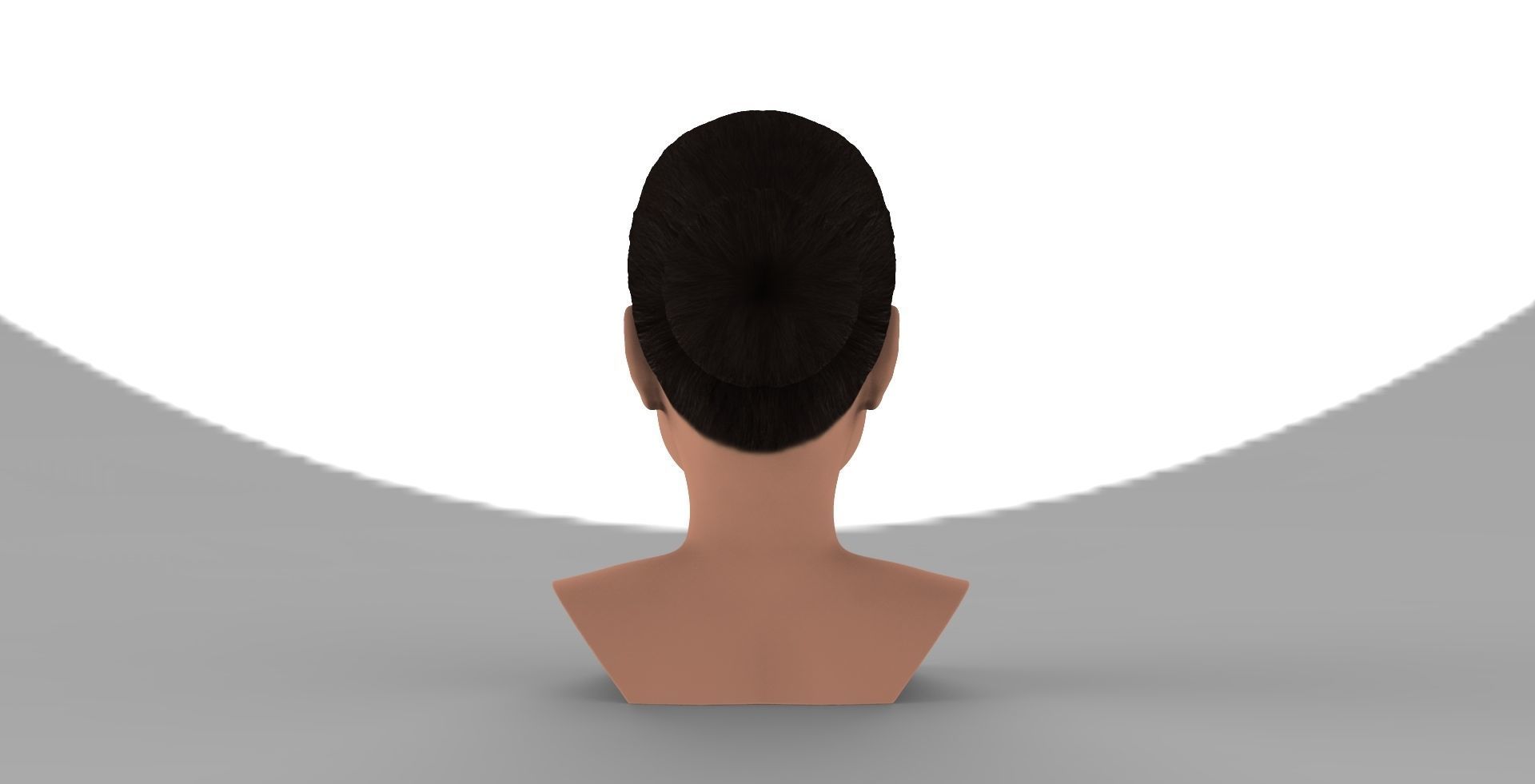 Adriana Lima bust ready for full color 3D printing 3D print model_5