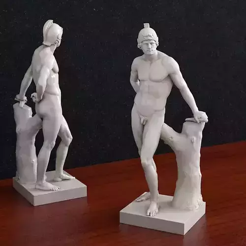 Sculpture5 two statues of man and woman