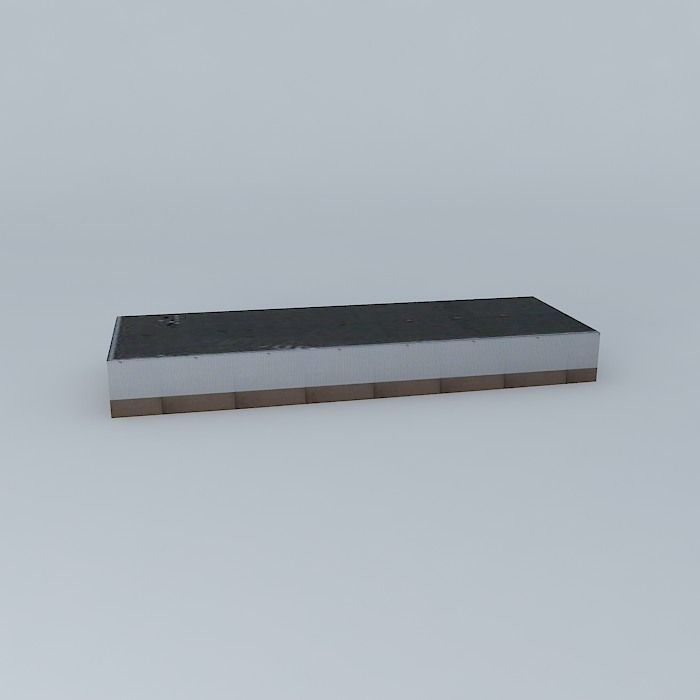 Wattweg building Free 3D model_1