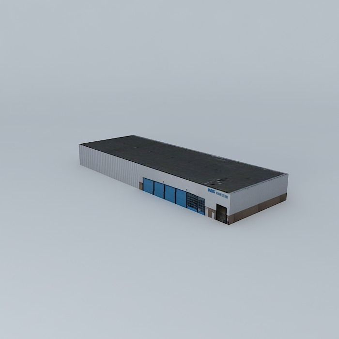 Wattweg building Free 3D model_2