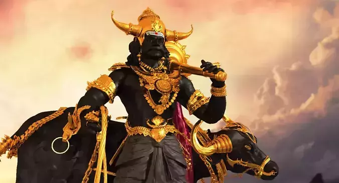 god yamadharmaraja Kamadeva 3d model