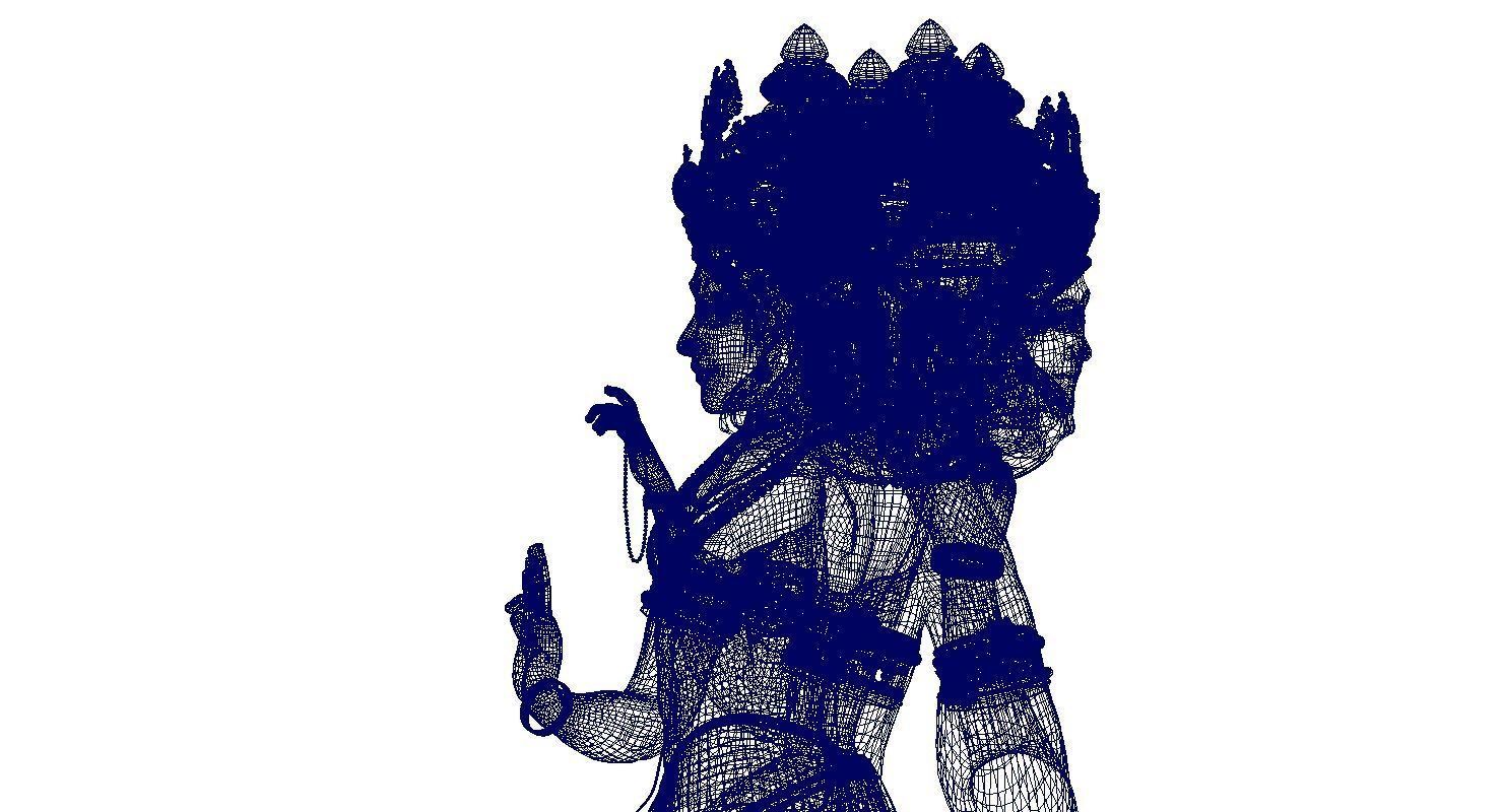 god brahma 3d model 3D model_7