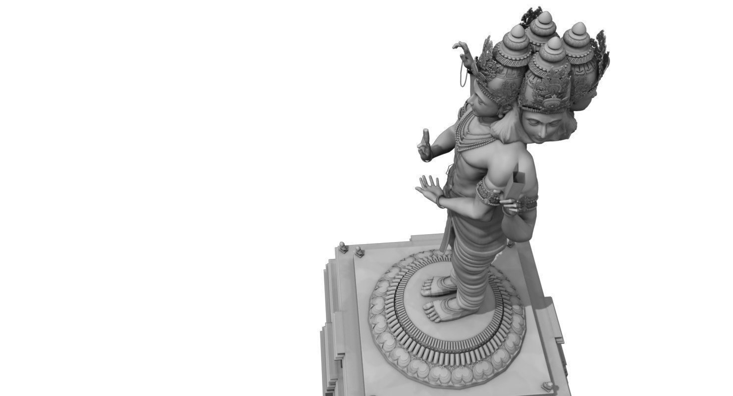 god brahma 3d model 3D model_4