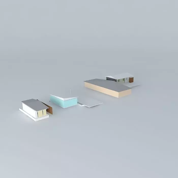 Rustic houses in Quincha Peruvian and mud Arquitectonica Typo... Free 3D model