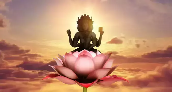 god brahma 3d model