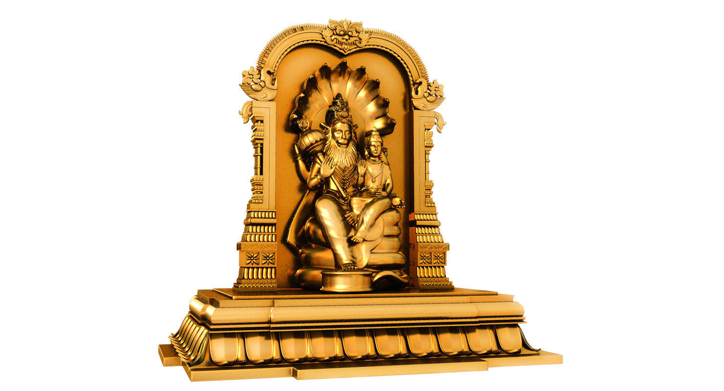 god narasimha 3d model 3D model_1