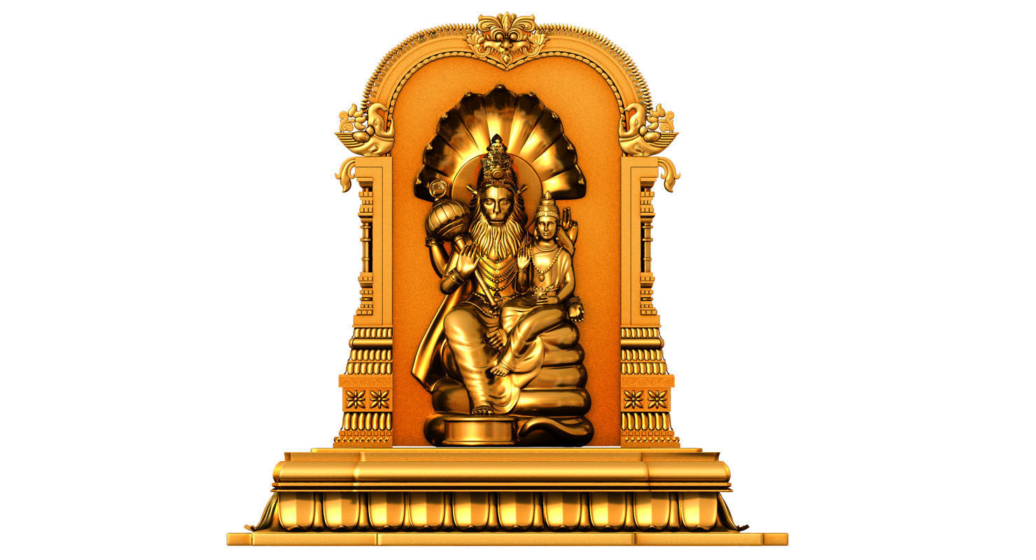 god narasimha 3d model 3D model_3