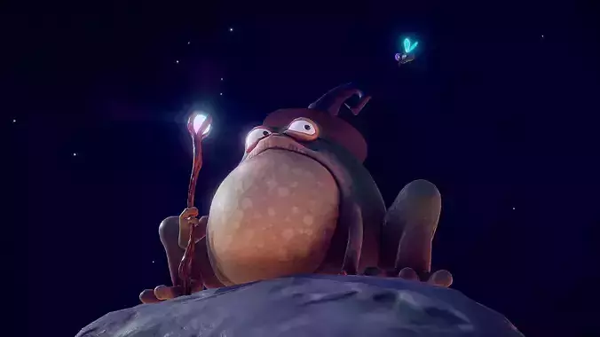 Magic Frog Low-poly 3D model