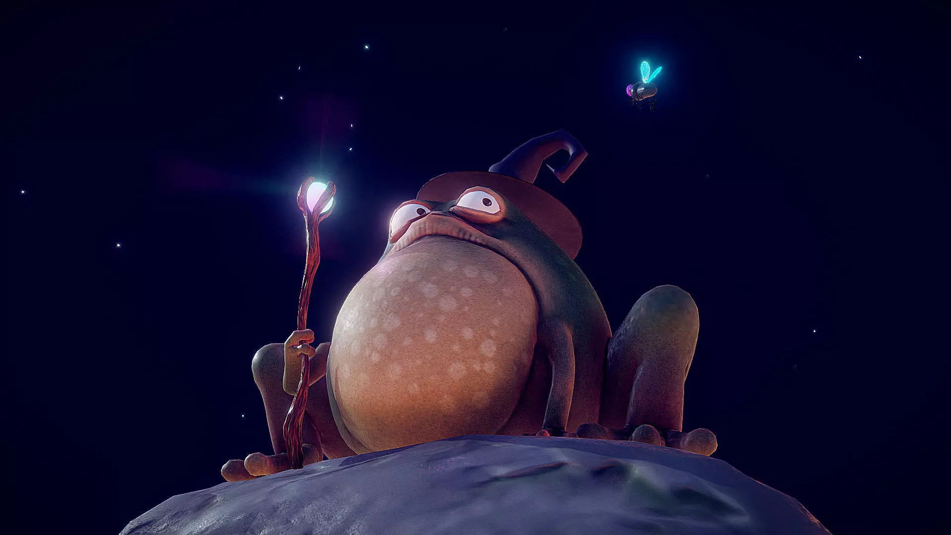 Magic Frog Low-poly 3D model_0