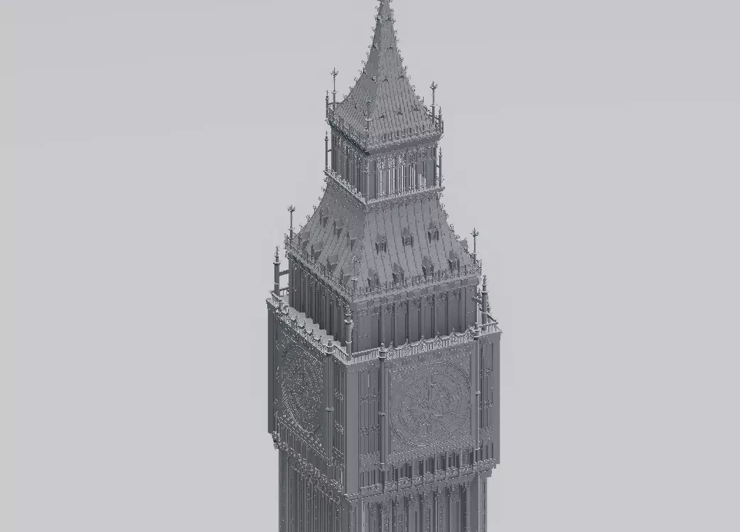 Big Ben 3D model_0