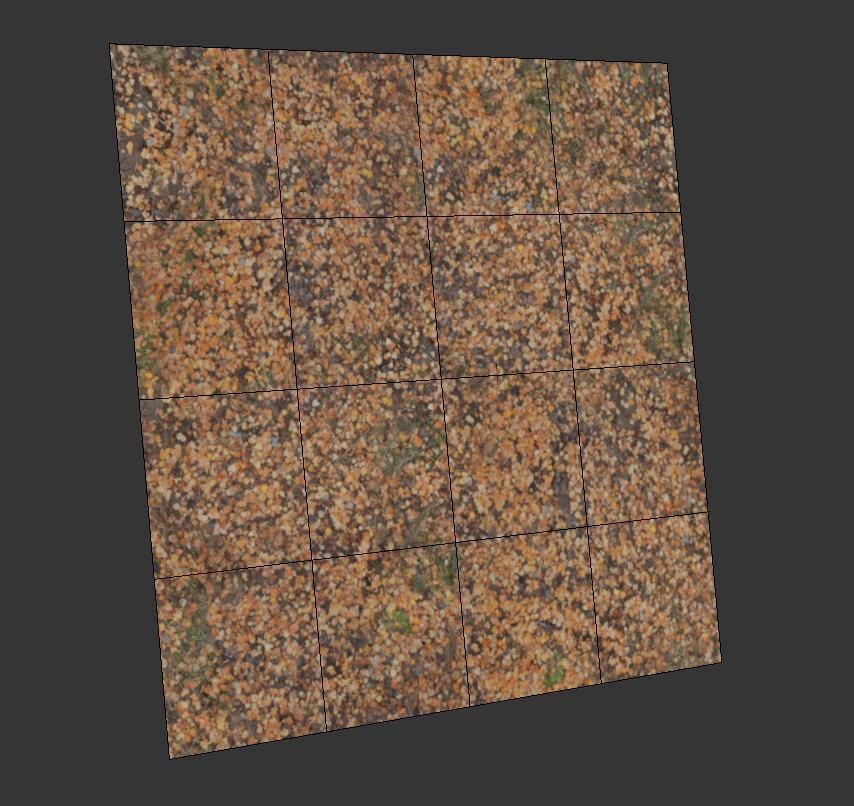 Ground autumn scan 3D model_4
