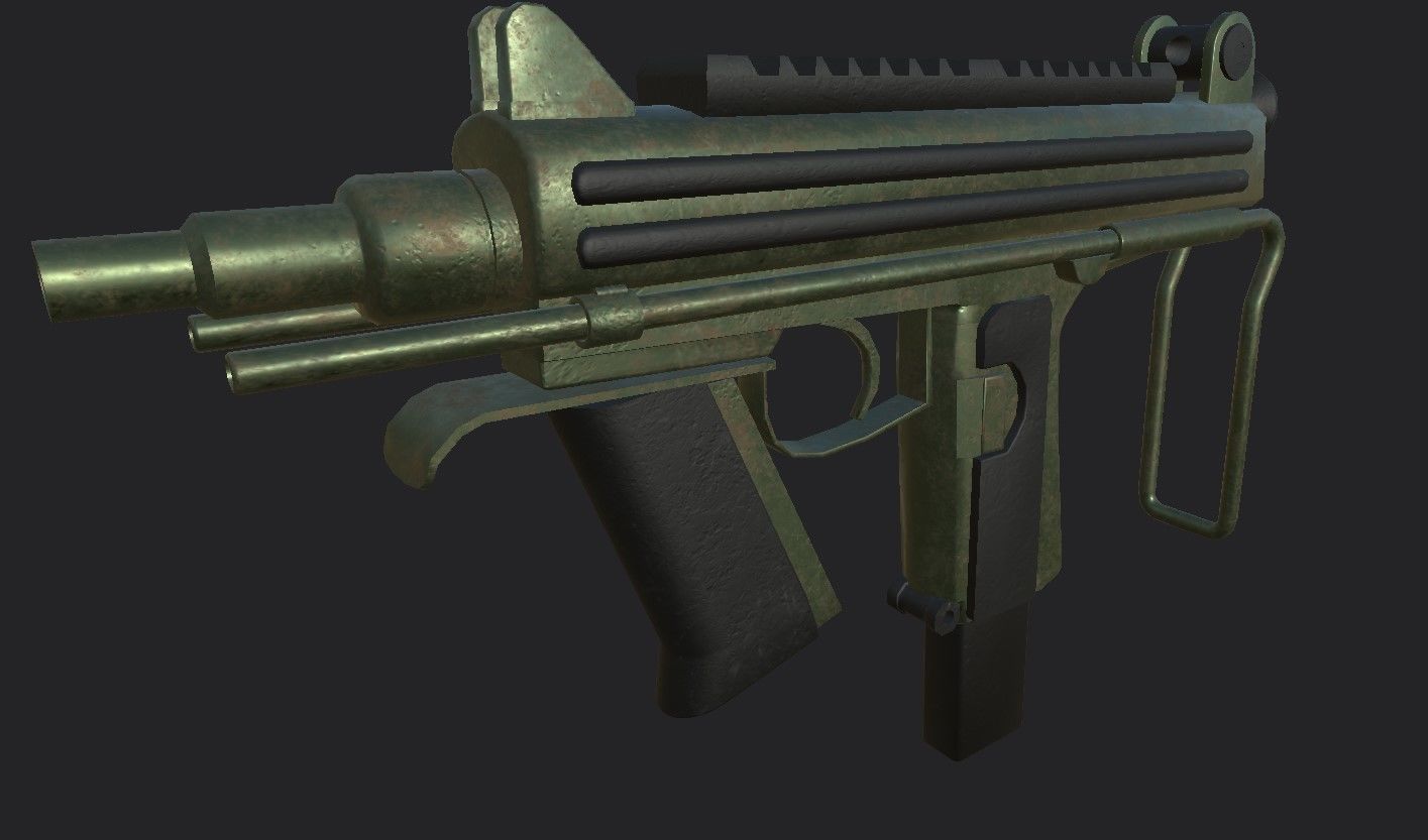 Cbj Submachine 3D model CBJ MS VR / AR / low-poly | CGTrader