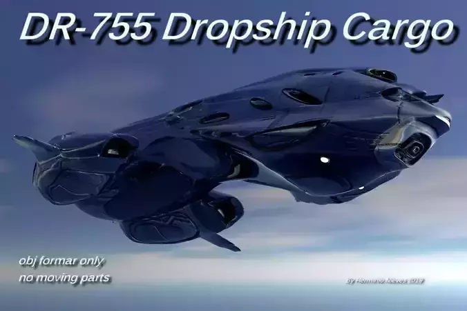 DR-755 Dropship Cargo Spaceship