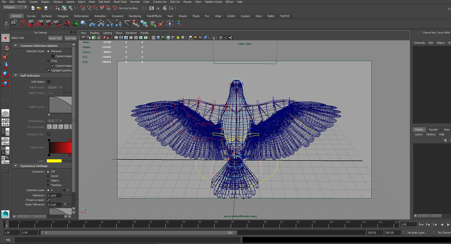 pigeon dove 3d model rigged 3D model_7