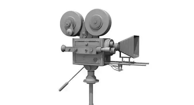 old film camera 3d model