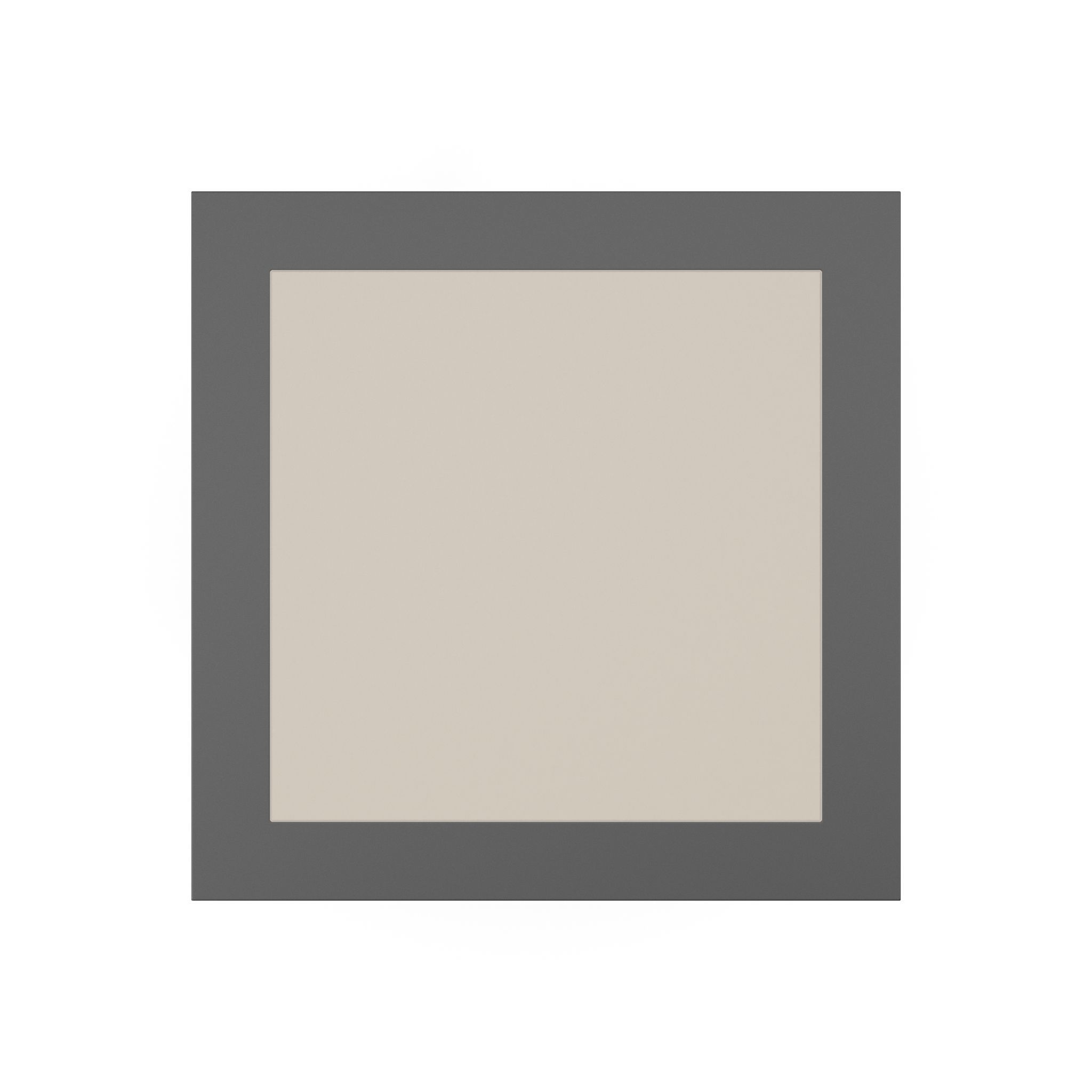 Table black metall and beige top 3D model_1