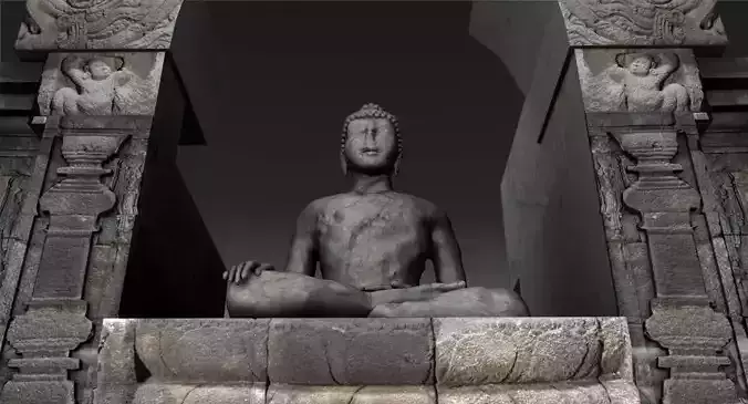 buddha statue 3d model 3D model